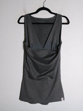 Lalabu Baby Wearing Carrier Tank Top Womens Large Gray Soothe Hands Free